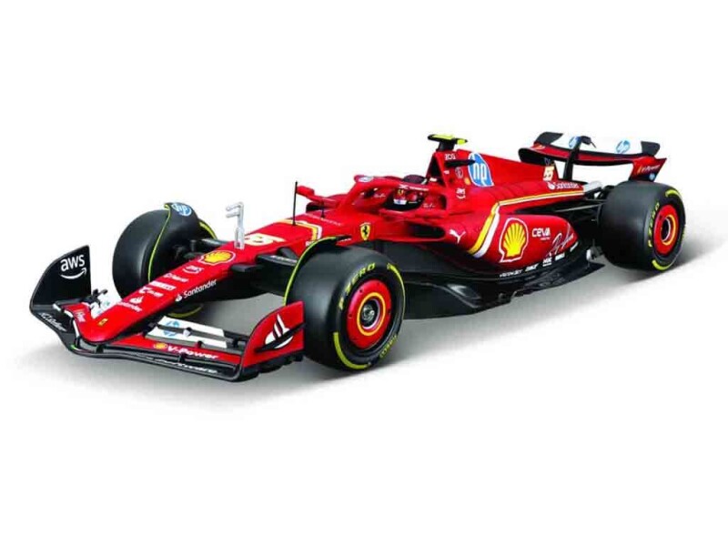 Bburago Stavebnice Ferrari SF-24 1:24 (2024) #55 Carlos Sainz